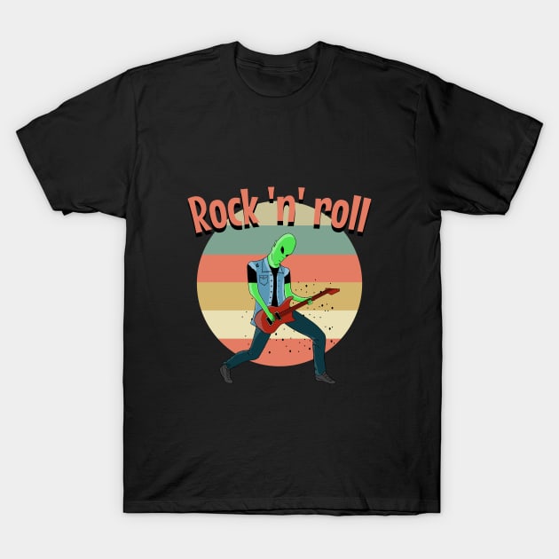 Rock and roll T-Shirt by cypryanus